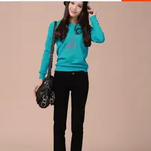 Весна лето стиль свободные и удобные прямые джинсы с высокой талией брюки маленькие и Большие размеры женские