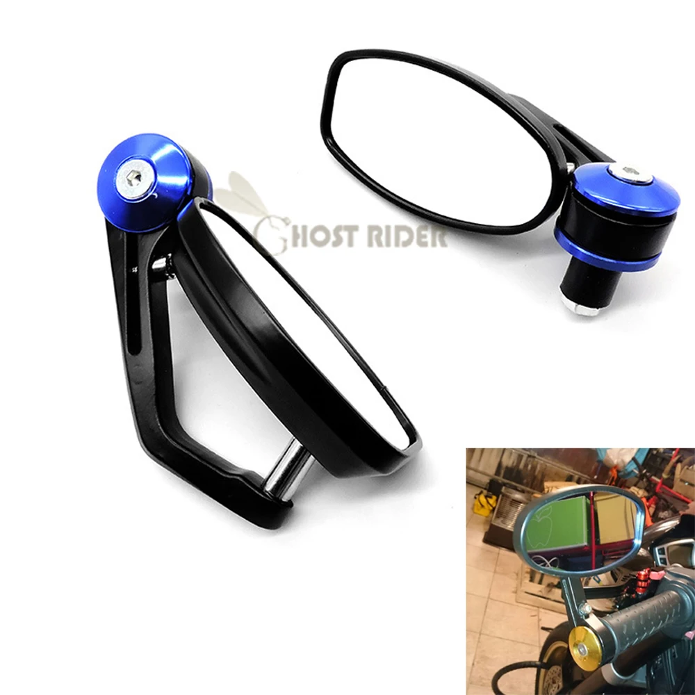 

Universal 7/8" Motorcycle View Side Rear Mirror 22mm Handle bar Side Mirrors folding for Suzuki GS500 GS 500 ktm RC390 RC125