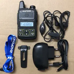 3 шт Baofeng BF-T1 Мини walkie talkie трансивер UHF 400-470 mhz 20CH Портативный ветчина FM CB портативные радиостанции T1