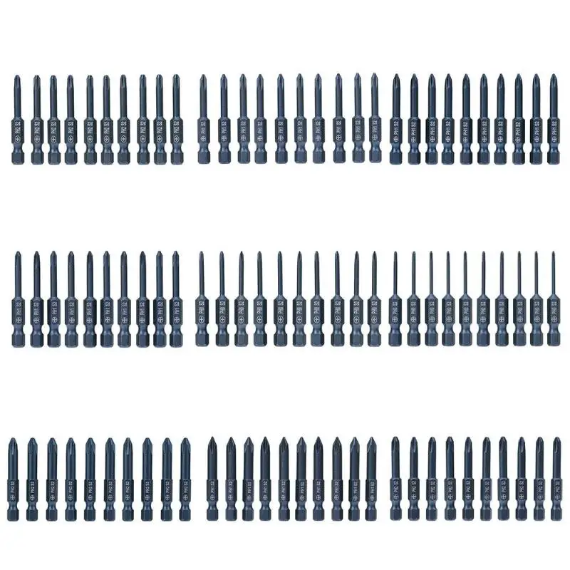 

10pcs 1/4in Hex Shank S2 Alloy Steel Magnetic Electric Torx Screwdriver Bits Set 9 Sizes 2.0mm/ 2.5mm/ 3.5mm/ 4.0mm/ 4.5mm