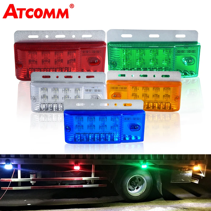 Автомобильный внешний светильник светодиодный 12V 24V 6 SMD с изображением машинок и