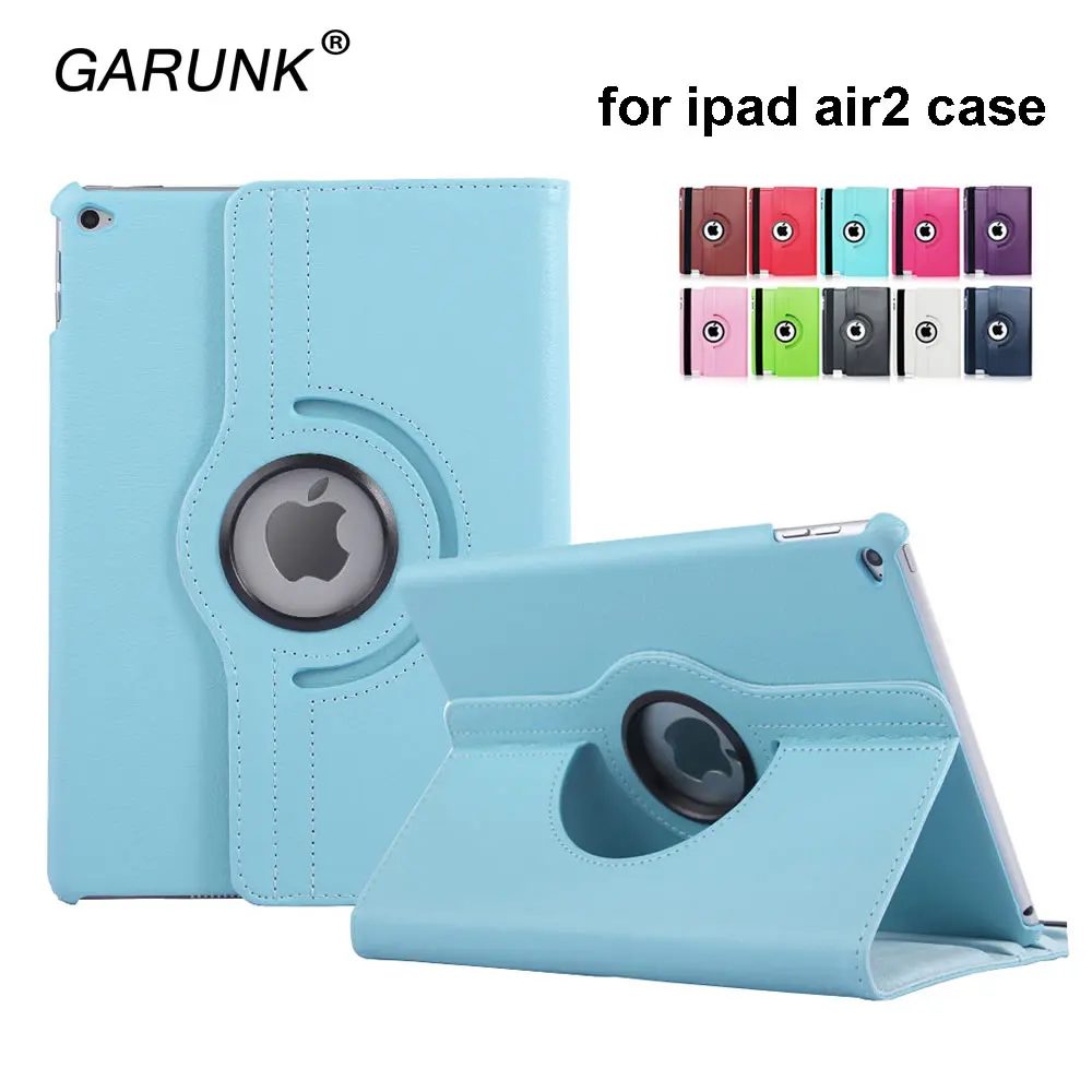 Для Apple iPad Air 2 чехол для ipad 6 планшета 360 градусов вращающийся искусственная кожа