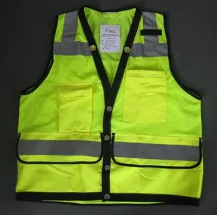 

Hi Vis Safety Vest Reflective Vest-Lime Orange
