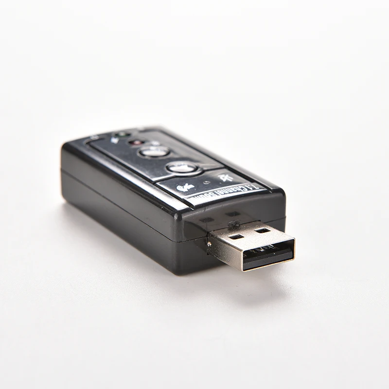 7,1 канальный 3D Внешний USB Аудио Звуковая карта Микрофон адаптер 3,5 мм разъем стерео гарнитура для Win XP 7 8 Android Linux для Mac OS