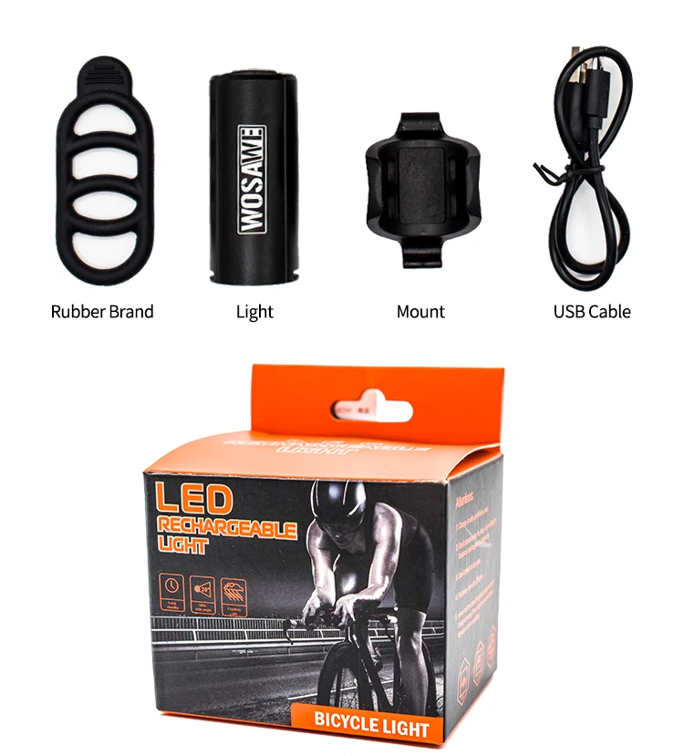 Flash Deal WOSAWE 1200 Lumen Bike Light Lamp CREE T6 Waterproof Cycling Bicycle Front Light Flashlight & USB Port Bike Accessories 14