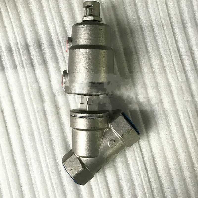 

Stainless steel pneumatic Angle seat valve female thread welding clamp Y type high temperature steam Angle seat valve DN15-DN50