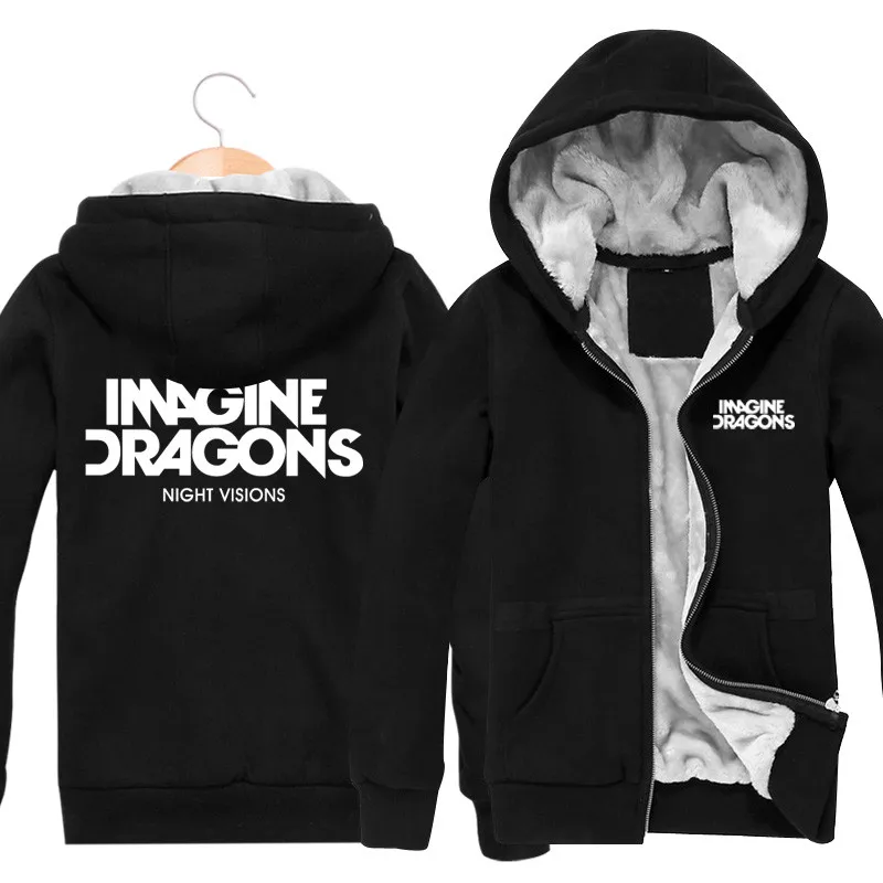 Imagine Dragons Winter New Mens Hoodies And Sweatshirts Fashion ...