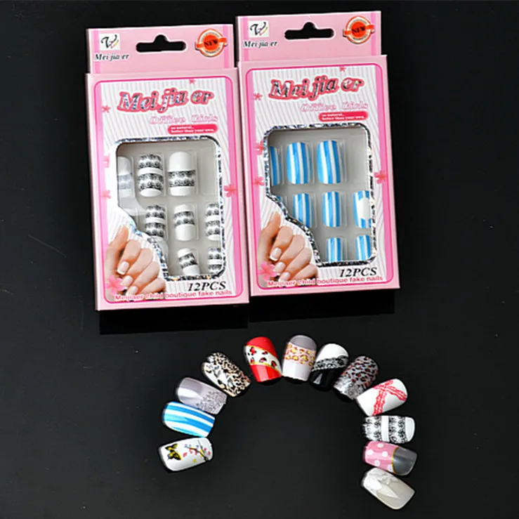 8889 Beauty Oval Nail Tips False Nails Fullwell Clear Full Cover Fake Nail Art Tips French Nail Tips NEW