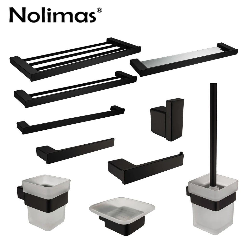 Дешево 2018 SUS 304 нержавеющая сталь аксессуары для ванной набор гальванических бумага держатель Зубная щётка держатель вешалка для полотенец аксесс...