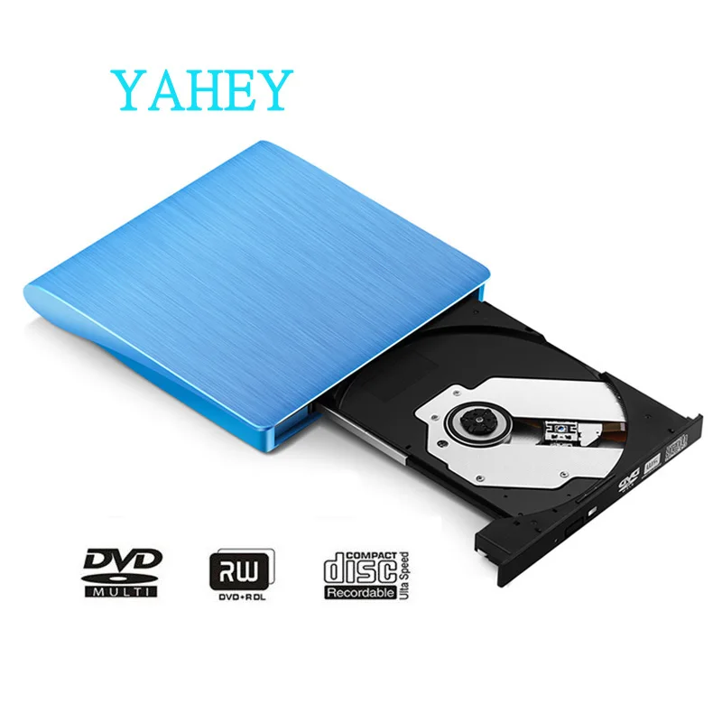 

USB 3.0 High Speed External CD/DVD-RW DVD/CD ROM Drive Burner Slim Portable Optical Driver for MacBook Laptop PC windows 10/7/8