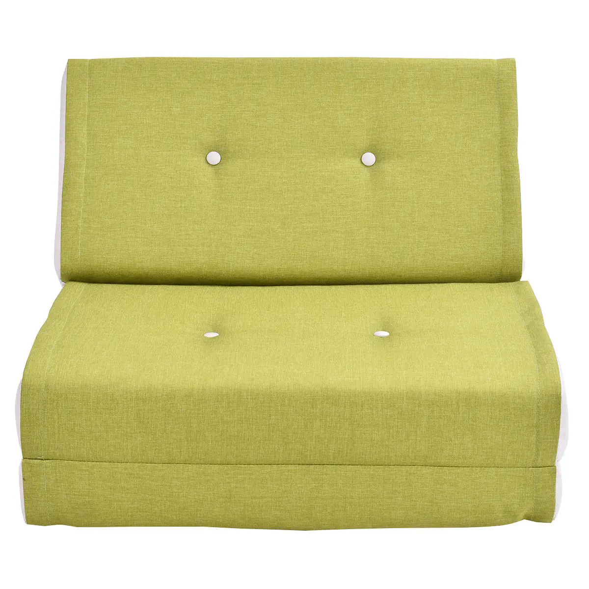 Giantex Modern Convertible Split-Back Linen Futon Sofa Bed Couch Recliner Sleeper 5 Position Living Room Furniture HW52681GN