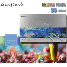 Марко raffiné 36 шт. Цветные Карандаши цветные карандаши setde cor profissional гладить коробку искусства эскиз набор de cor школы ASS023