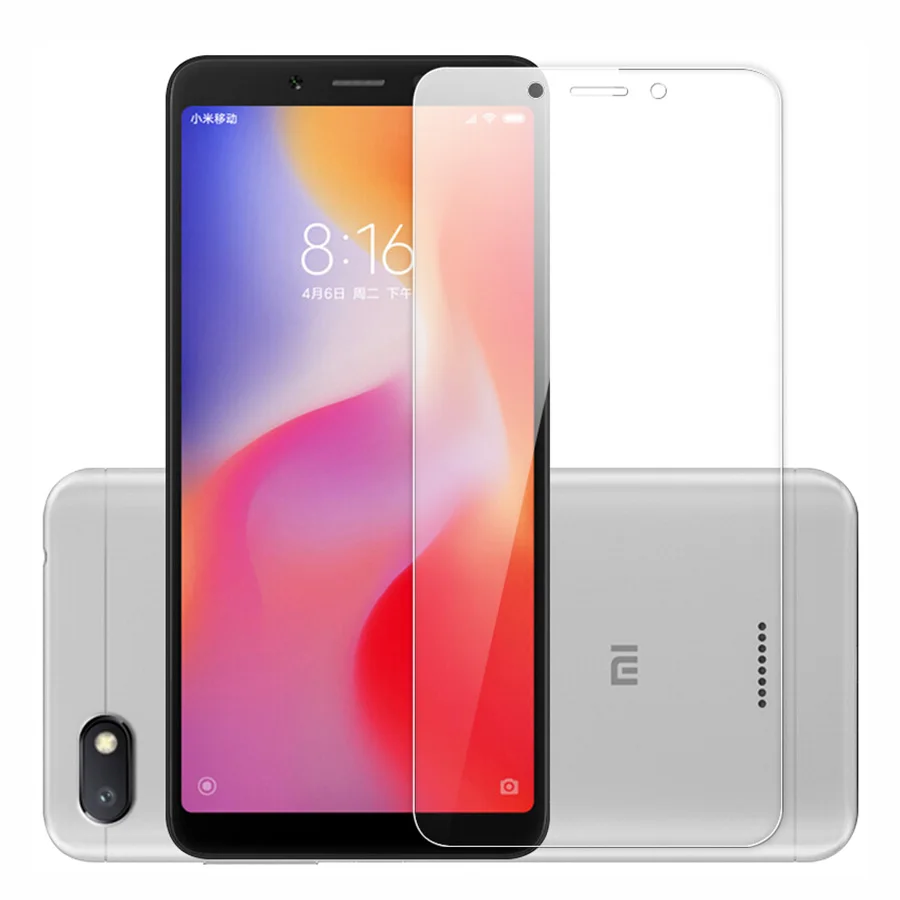 2 шт. в упаковке 2. 5D 9H закаленное стекло для Xiaomi Redmi 6A Защита экрана для Xiaomi Redmi 6 закаленное защитное стекло 5,4" телефон