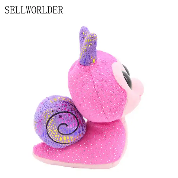 caracol de peluche