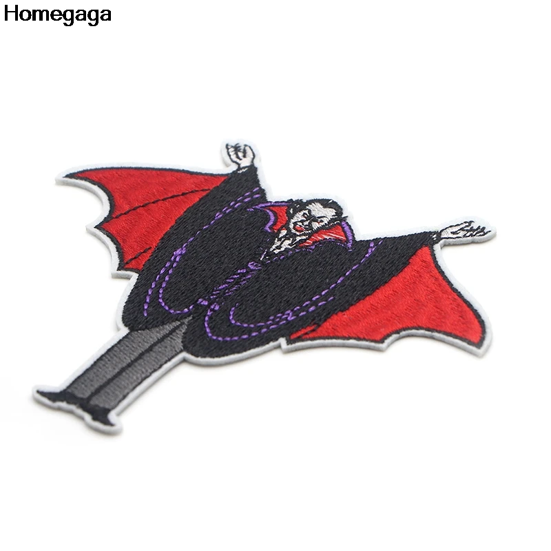 Homegaga Dracula аппликация нашивки утюгом на рубашке сумка женская вышивка стикер