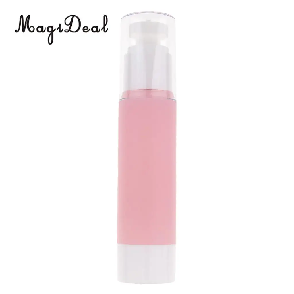 Sterile Airless Bottle Frosted Pink Vacuum Pump Bottle Lotion Sunscreen Serum Container Travel Refillable Bottles 15/30/50/100ML