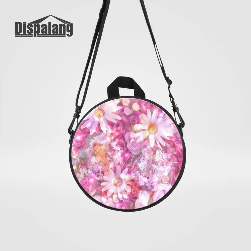 Мини-сумки-мессенджеры с 3D принтом в виде хризантемы для девочек, милый цветок, рюкзак для детей, повседневный детский сад, через плечо, школьные сумки - Цвет: Абрикос