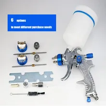 601 HVLP пистолет-распылитель 1,4 мм 1,7 мм 2,0 мм стальной распылитель для краски Профессиональный Аэрограф-распылитель для окрашивания автомобилей