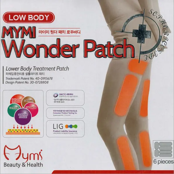 18 sticks parches adelgazantes Wonder Slim Patch Legs Arm Slimming Product Lose font b Weight b