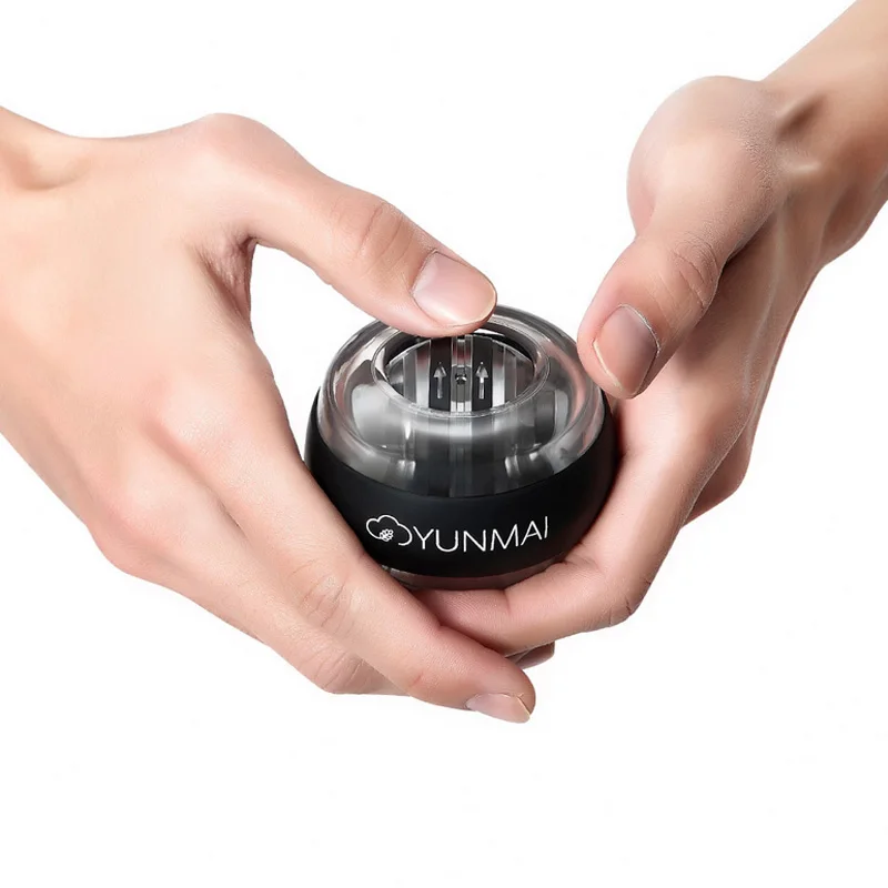 Xiaomi YunMai шар для разминки запястий светодиодный Gyroball Essential Spinner Гироскопический тренажер для предплечья гироскопа мяч