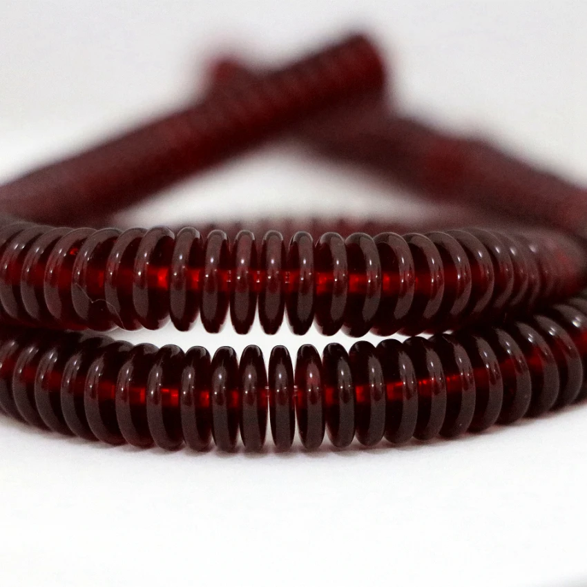 Оптовая цена 6 цвета искусственной смолы пчелиный воск свободные spacer abacus rondelle