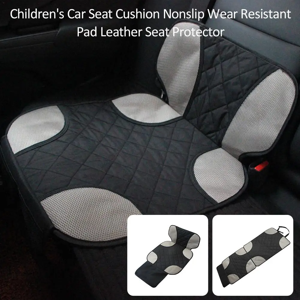 1 шт. детская подушка для сиденья автомобиля Нескользящая износостойкая Подушка кожаное сиденье протектор для детей