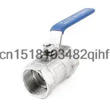 DN32 39 мм Внутренняя Резьба 2 Way Поворотный Рычаг Из Нержавеющей Стали, Шарик Клапана