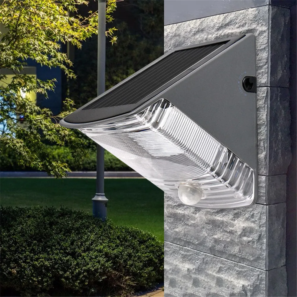

Waterproof Solar LED Street Light For Home Garden Fence PIR Motion Sensor Detection Wall Lamps 3 modes wall lamps
