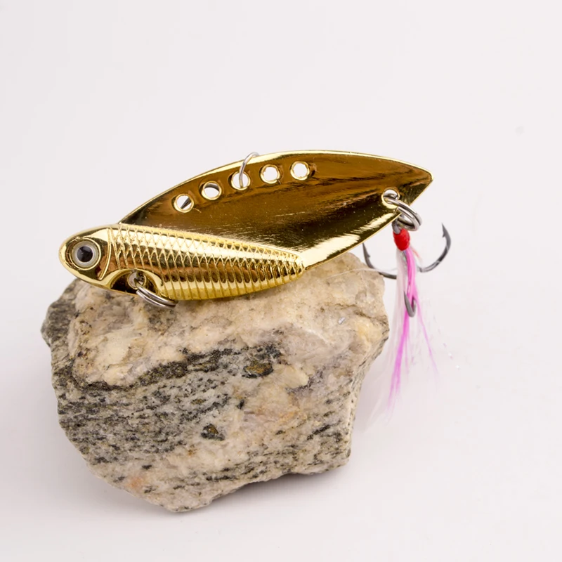 1Pcs Metal VIB Lures 10g 16g 23g Vibration Spoon Lure Fishing Lure Bass VIB bait artificial bait cicada lure vib bait