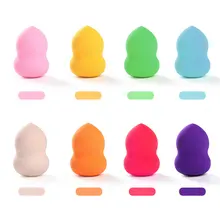 1 шт. в форме капли воды косметическая пудра пуховка гладкая Женская основа для макияжа Губка красота для макияжа инструменты аксессуары