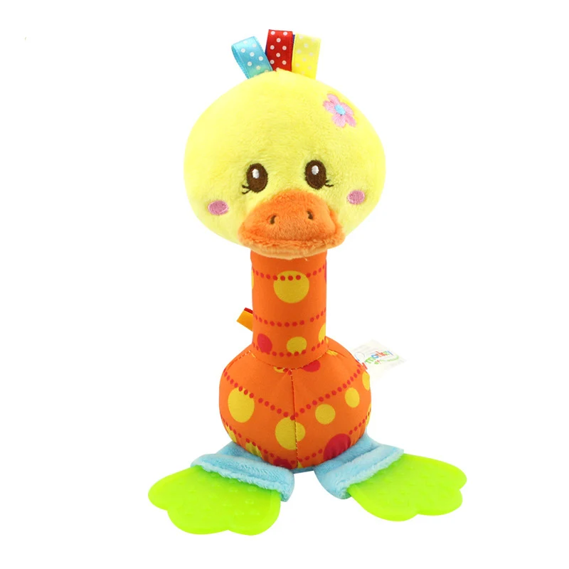 Infant Baby Plush Stuffed Toy Hand Grasp Teethers Cute Animal Handbell Ring Newborns Early Development Gift Infant Baby Plush Stuffed Toy Hand Grasp Teethers Cute Animal Handbell Ring Newborns Early Development Gift