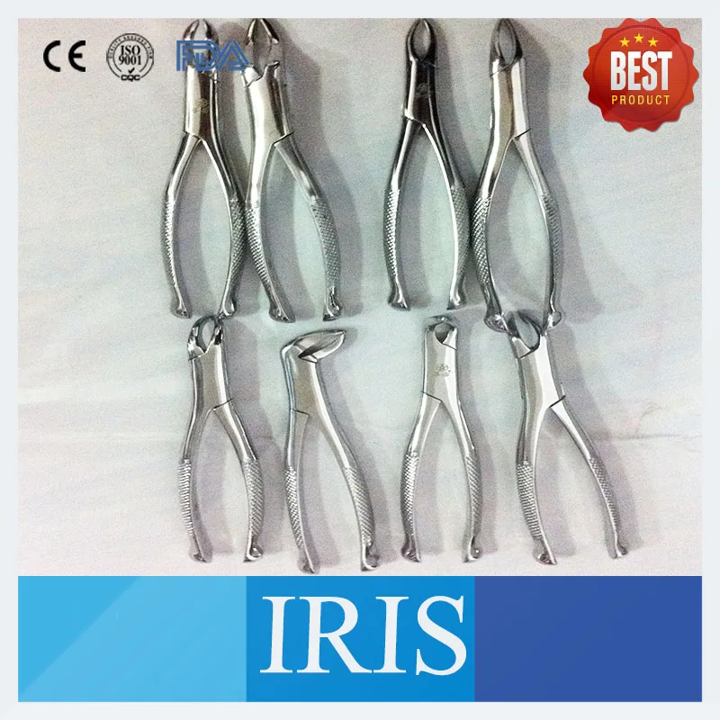 

Full Set (8pcs) Children Tooth Extracting Forceps for Extracting Incisors/ Molar/ Milk Teeth Dental Surgical Tool Child Forceps