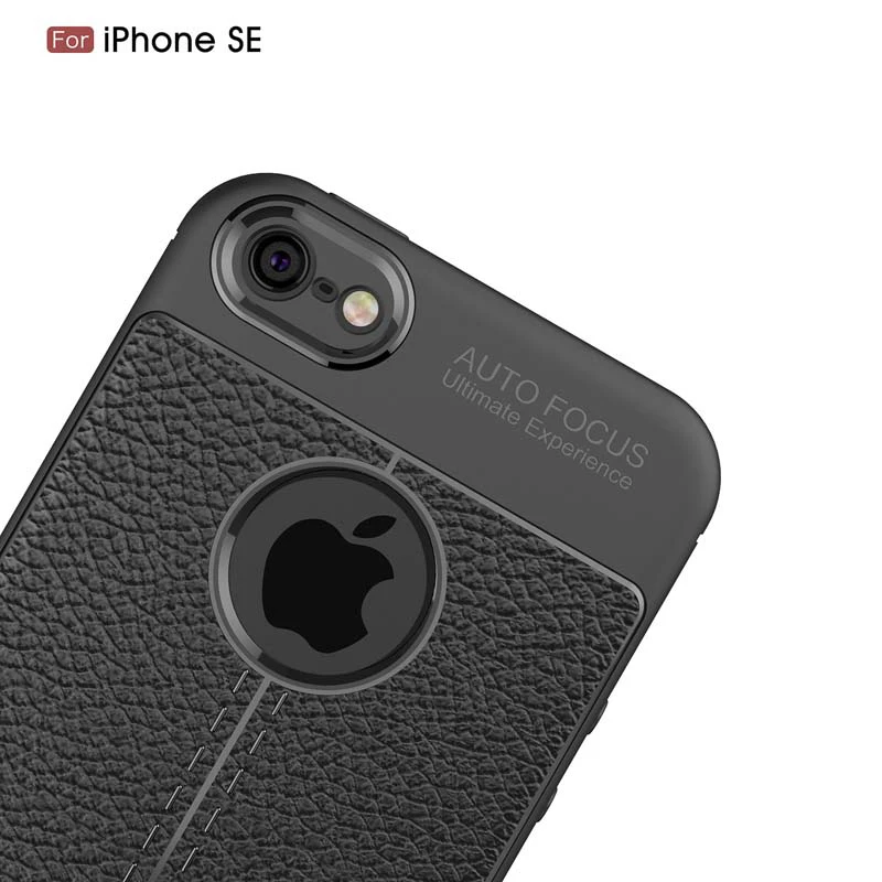For iPhone 5S Case iPhone Se Cover Vpower Lichee Pattern Shock Proof Soft TPU Cases For Apple iPhone 5 5S Se Phone Back Covers For iPhone 5S Case iPhone Se Cover Vpower Lichee Pattern Shock Proof Soft TPU Cases For Apple iPhone 5 5S Se Phone Back Covers