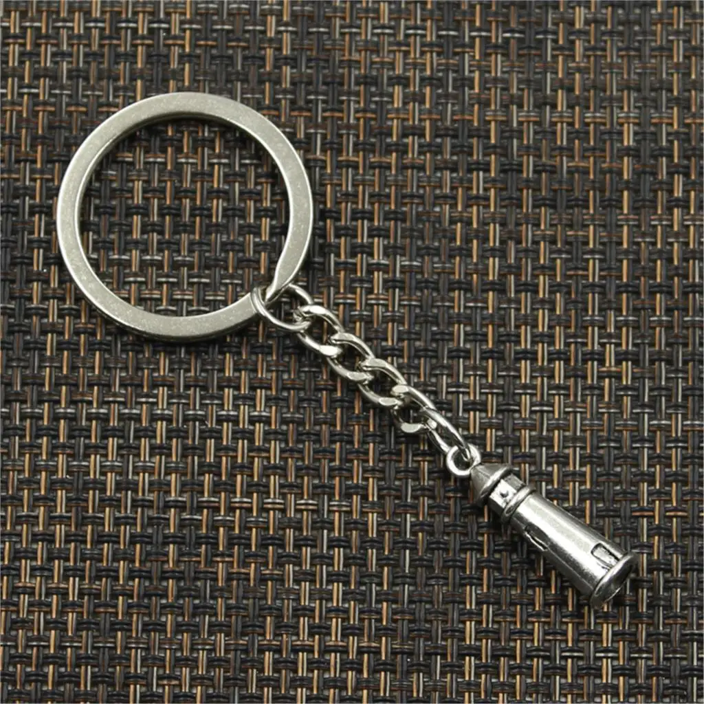 Новинка модный мужской брелок 30 мм DIY металлический держатель цепочка винтажный