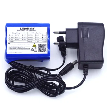 

Liitokala 12 v 4.4 Ah 4400mAh 18650 Rechargeable batteries 12.6V PCB Lithium Battery pack Protection Board +12.6V 1A Charger