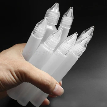 

1PC E-Juice Oil Bottle Vape Drip Tip Clear Plastic Empty Liquid Dropper 10/30/50ml Drop Shipping