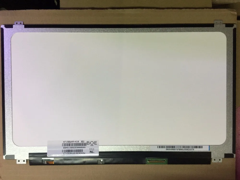 SANITER NT156WHM-N10 V5.0 Type Laptop LCD Screen The 15.6-inch laptop has an ultra-thin 40pin screen