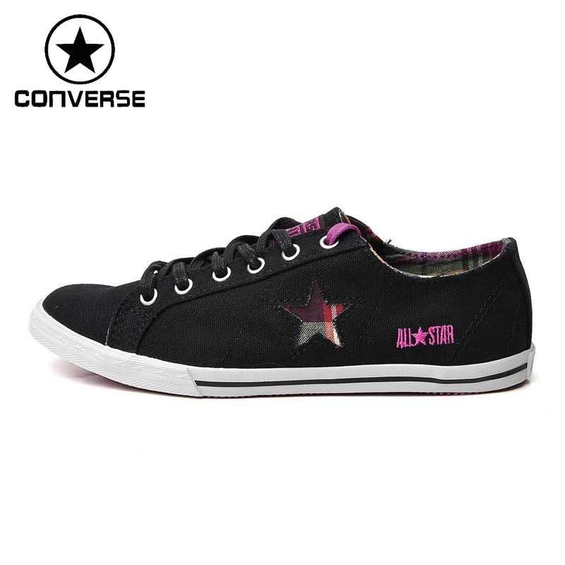 Converse Оригинальные кроссовки унисекс Скейтбординг обувь холщовые кеды