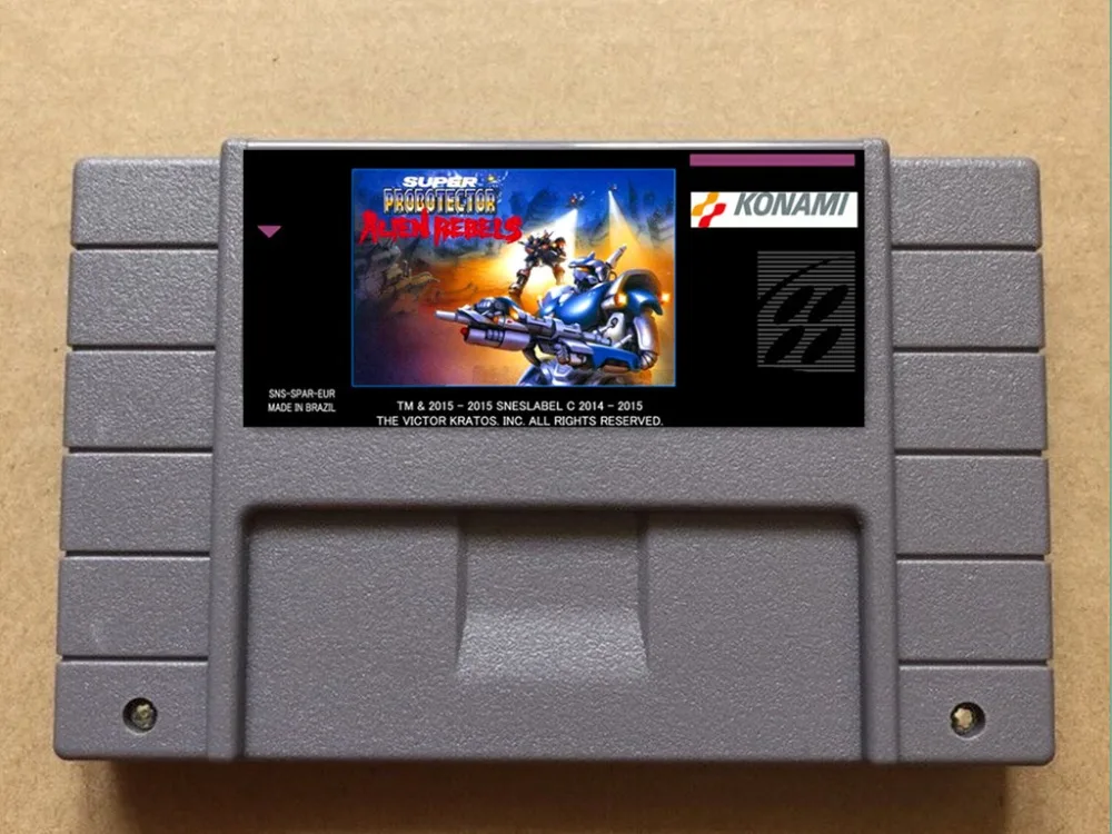 Видеоигра SUPER PROBOTECTOR ALIENS USA -NTSC Версия 16 бит 46 pin! | Электроника