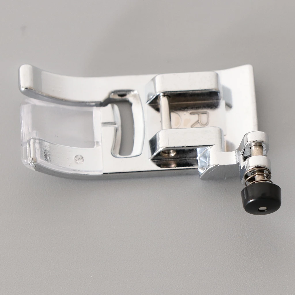 Zig Zag Sewing Machine Presser Foot with Spring for Domestic Sewing Machines