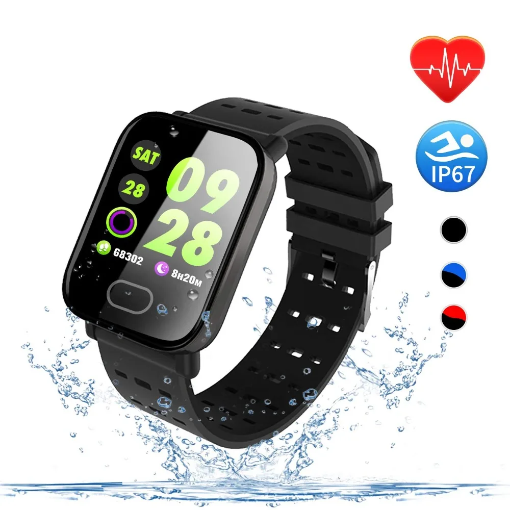 

2019 Best Bluetooth Wristband Fitness Tracker Smart Band Bracelet for Men Women Waterproof Blood Pressure Measurement Smartband