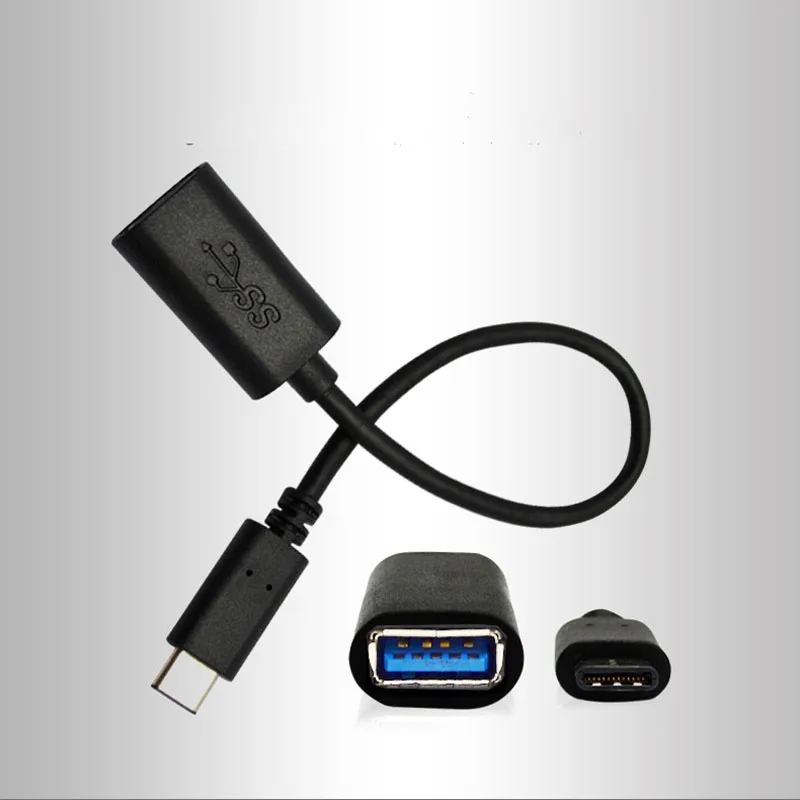 Кабель type C OTG адаптер type-C штекер к USB Женский конвертер Быстрая зарядка кабель для передачи данных Шнур для Huawei LeTV для Macbook USB