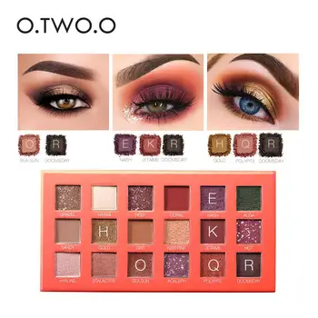 

BellyLady 18 Colors Nude Eyeshadow Makeup Pigments Waterproof Professional Shimmer Glitter Matte Eyeshadow Palette