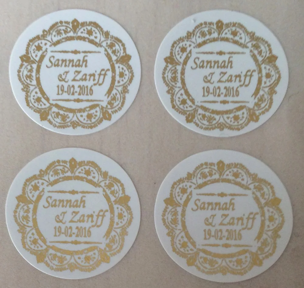 90 pcs vintage wedding decoration personalized stickers customize Hershey KISS FAVOR LABELS candy favors tags