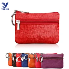Fashion Coin Purses for Girls Genuine Leather Small Purse for Coin Children Wallet Key Ring Change Purse Monederos Mujer Monedas
