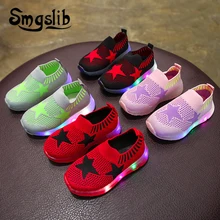 Children Loafer Boys Shoes With Light Kids Glowing Sneakers 2018 Spring Autumn Girls Colorful Led Lights Fashion Luminous Shoes Children Loafer Boys Shoes With Light Kids Glowing Sneakers 2018 Spring Autumn Girls Colorful Led Lights Fashion Luminous Shoes