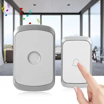 

1V4 Door Bell Kit Transmitter Receiver Digital Digital Door Bell Wireless Door Waterproof Wireless Door Bell 300M 110-240V