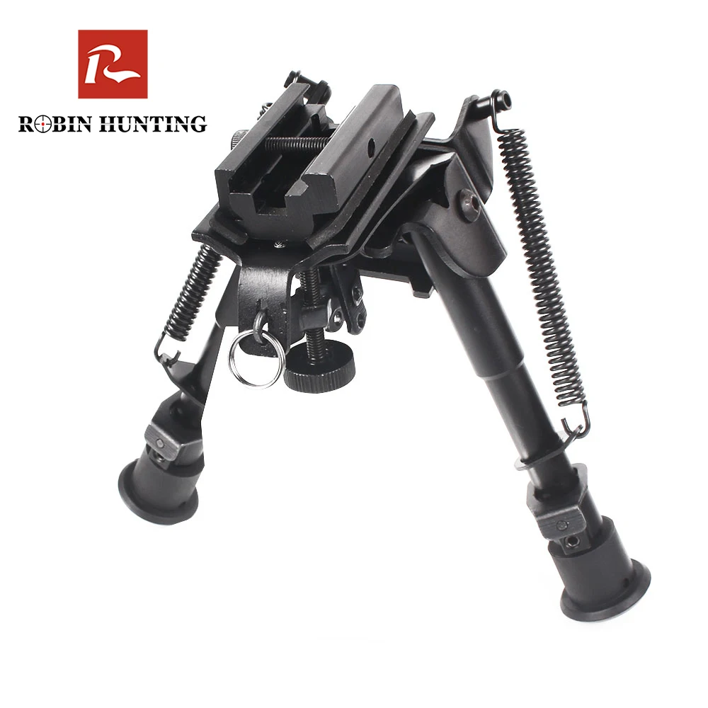 

Tactical Rifle Bipod Adapter Riflescope Accessories Mount 6-9 Inches Adjustable Spring Return For Hunting Air Gun