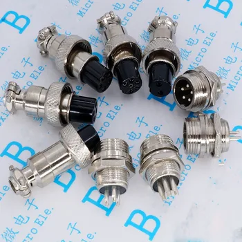 

GX12-2, 3, 4, 5 6 core aviation plug connector Air outlet hole RS765 12 mm