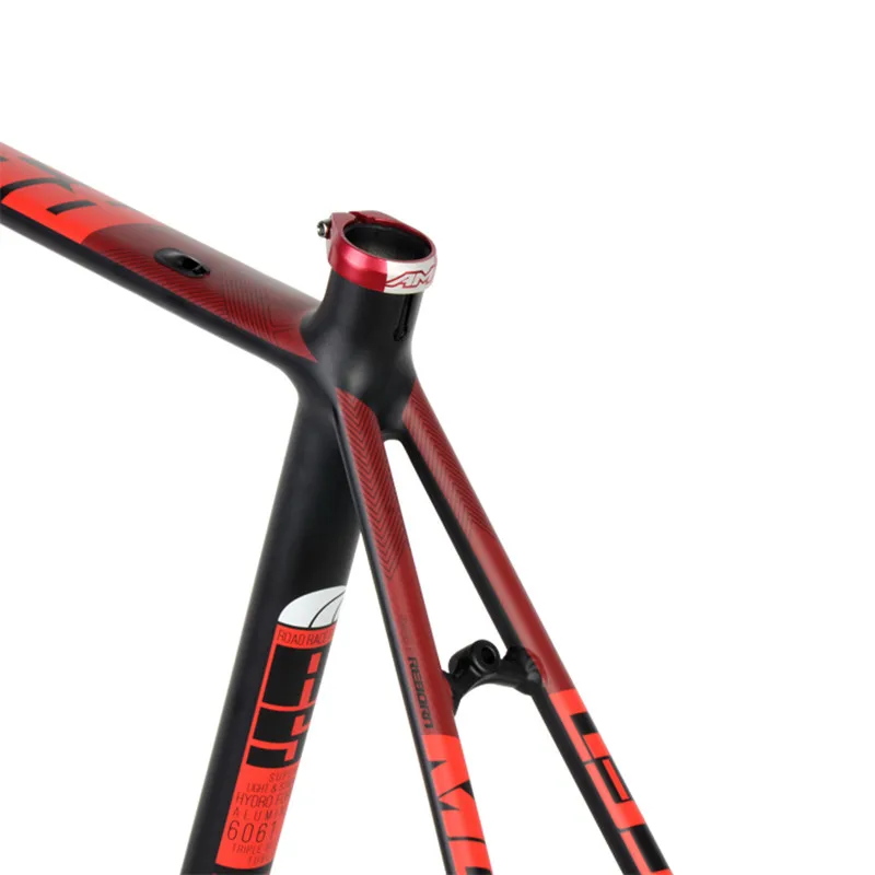 Best AM R5000 Lightweight Aluminium Alloy 700c Frame Carbon Fork 48/50/52cm Road Bicycle Racing Frameset 5